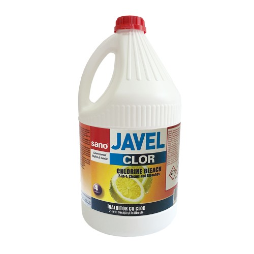Clor Sano Javel 4 l, cu parfum de lamaie