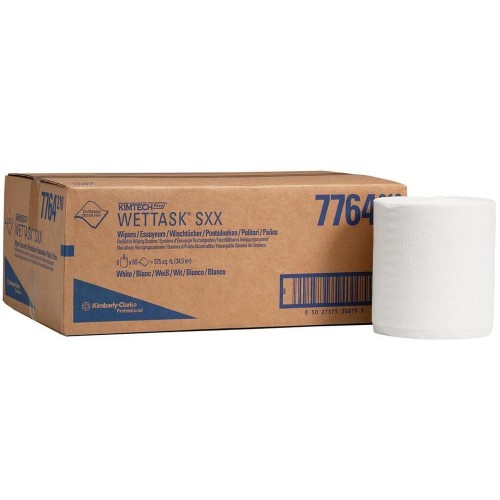 Lavete Kimberly-Clark, Kimtech Wettask DSX, 1 strat, alb, 6 role/set