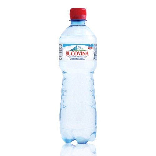 Apa minerala carbogazoasa Bucovina, 0.5 l, 12 sticle/bax