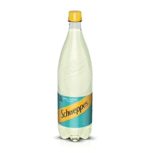 Bautura racoritoare carbogazoasa Schweppes bitter lemon, 1.5 L,  6 bucati/bax