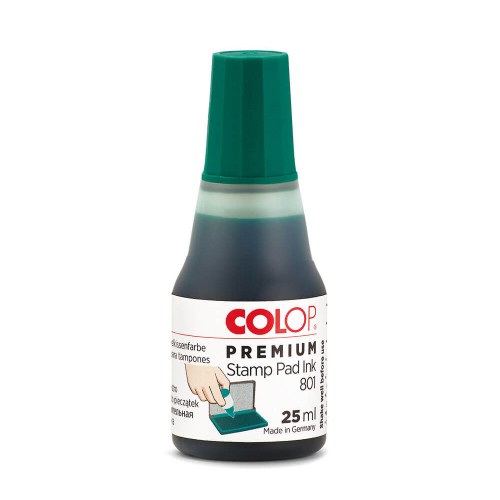 Tus pentru stampila Colop. 25 ml, verde