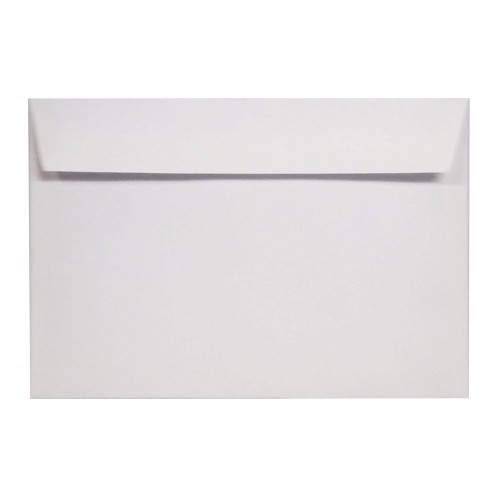 Plic C6, 114 x 162 mm, alb, banda silicon, 80 g/mp, 1000 bucati/cutie