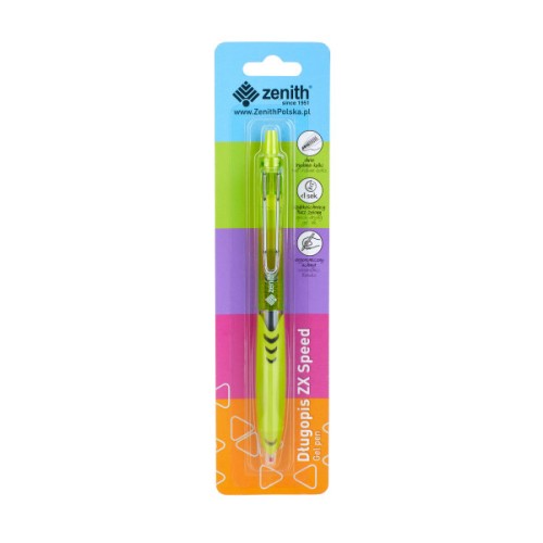 Pix cu bila ZX Speed, retractabil, diverse culori, blister