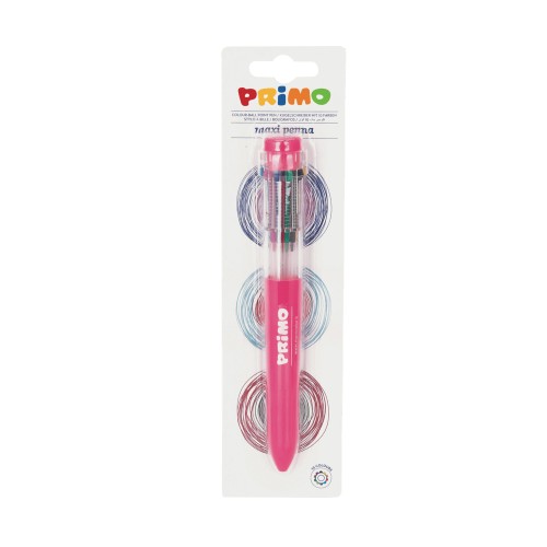 Pix cu 10 culori Morocolor Primo, mecanism retractabil