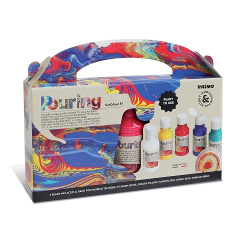 Tempera Morocolor Primo, 100 ml, 5 culori pe set, culori asortate