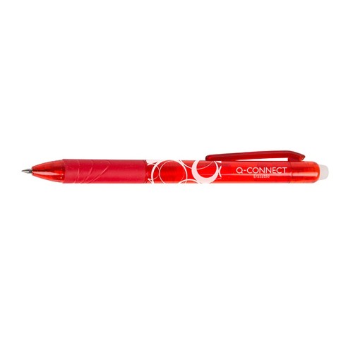 Roller cu rescriere Q-Connect Erasable, 0.7 mm, rosu