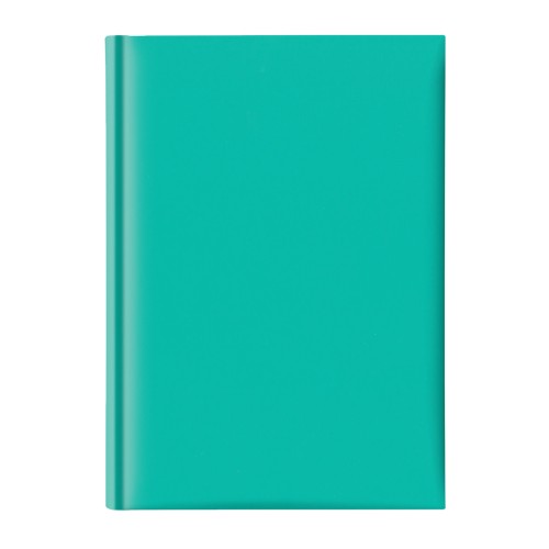 Agenda nedatata A5, hartie offset alb, coperta turquoise