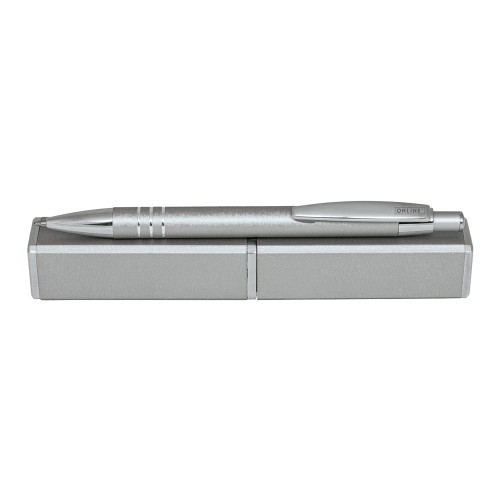Pix cu mecanism, Graphite, corp aluminiu, argintiu in etui