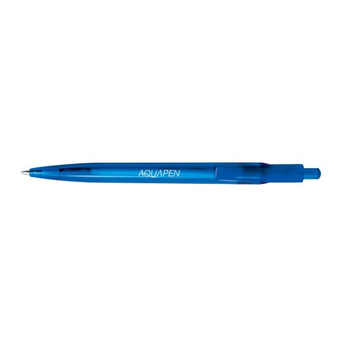 Pix cu mecanism, Aquapen, 0.7 mm, plastic reciclat, albastru