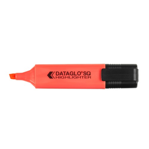 Textmarker Dataglo, corp dreptunghiular, varf 1-5 mm, rosu