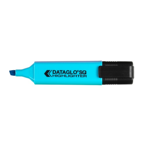 Textmarker Dataglo, corp dreptunghiular, varf 1-5 mm, albastru
