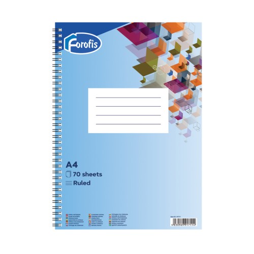Caiet Forofis A4, 70 file, spiralat, dictando