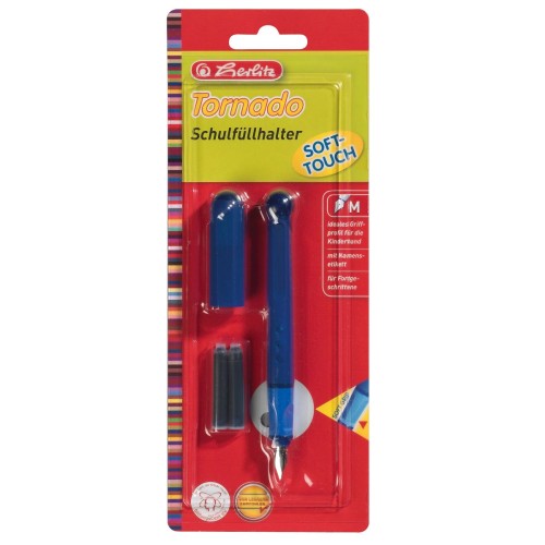 Stilou Tornado penita tip M, blister, Herlitz
