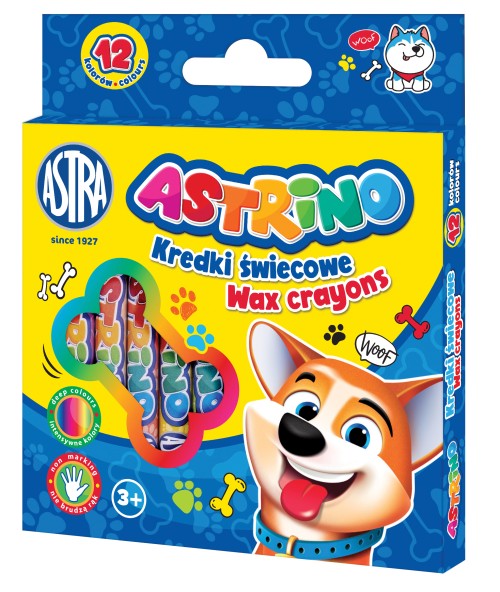 Creioane cerate Astra Astrino, 8mm 12b bucati/set