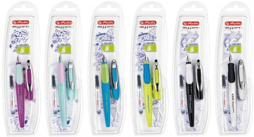 Stilou Herlitz my.pen, penita L pentru stangaci, diverse culori, blister