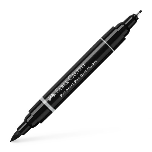 PITT ARTIST PEN DUAL MARKER NEGRU 199 FABER-CASTELL