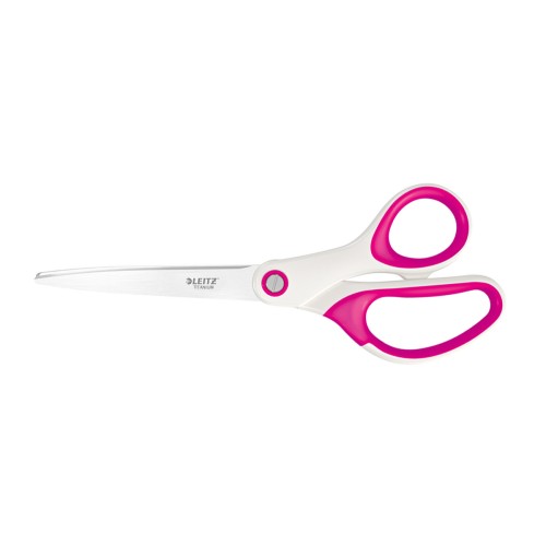Foarfece pentru birou Leitz WOW Titanium, 20.5 cm, roz