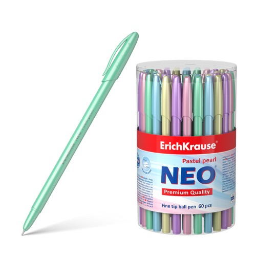 Pix ErichKrause 0,7 mm, albastru, cu capac, neo pastel pearl