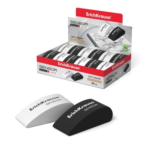 Radiera ErichKrause Sensor Black & White