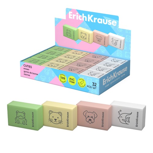 Radiera ErichKrause Cuties soft dreptunghiulara