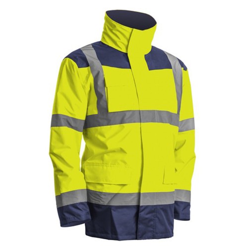 Jacheta 4 in 1 Hi-Viz Kanata, marime L, galben/albastru