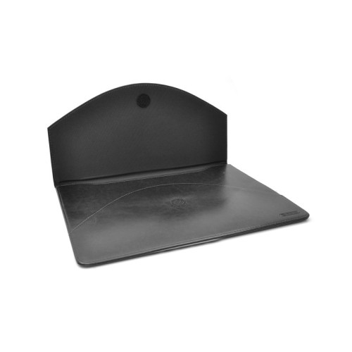 Mapa A4 Fraga premium imitatie piele clapa scai, negru