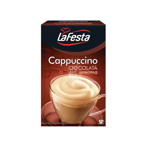 Cappucino La Festa Ciocolata, plicuri 10x12g