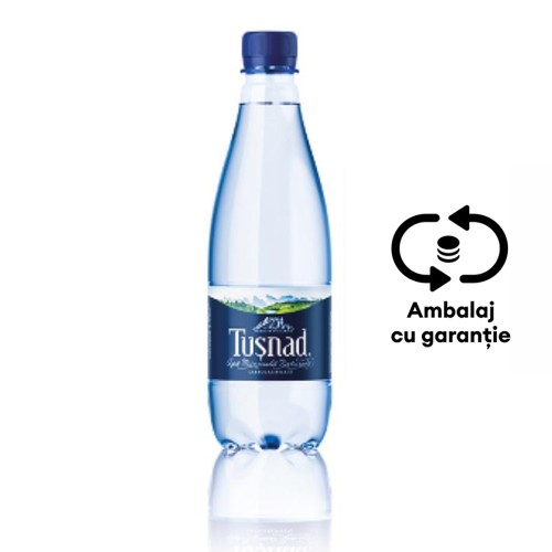 Apa minerala carbogazifiata Tusnad, 0.5L, 12 bucati/bax, eticheta SGR