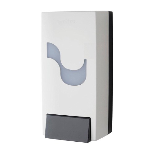 Dispenser manual cu reumplere Celtex, alb, pentru sapun lichid