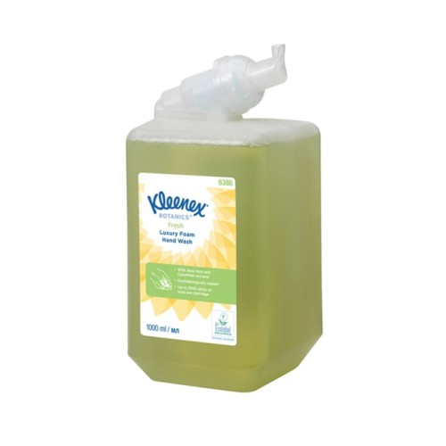 Sapun spuma Kleenex Botanics Fresh Luxury, 1L, 6 bucati/bax