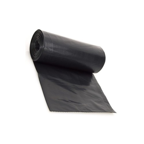 Saci menaj LDPE negri, 60x70 cm, 60 litri, 20 microni, 20 bucati/rola