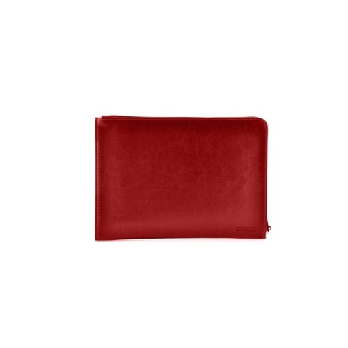 Mapa A5 Fraga premium imitatie piele cu fermoar, visiniu