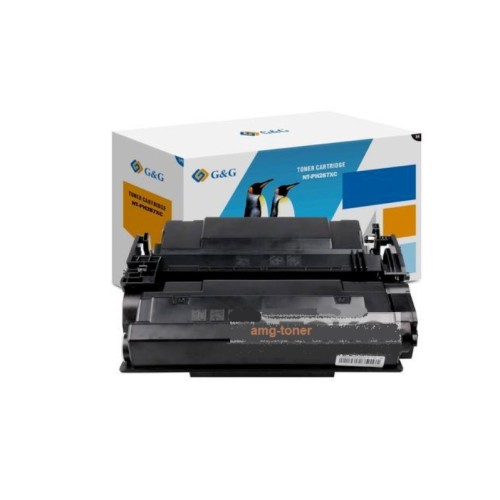 Toner compatibil HP negru G&G Patent Free CF287X pentru LaserJet