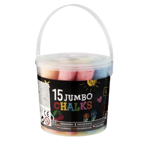 Creta colorata Creative Craft, jumbo, 15 culori