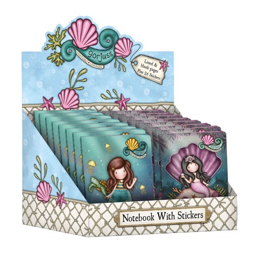 Carnetel cu stickere, Santoro Gorjuss, Making Waves, diverse modele