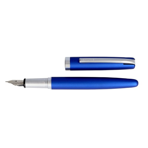 Stilou Online Eleganza, albastru satin, culoare scriere albastru