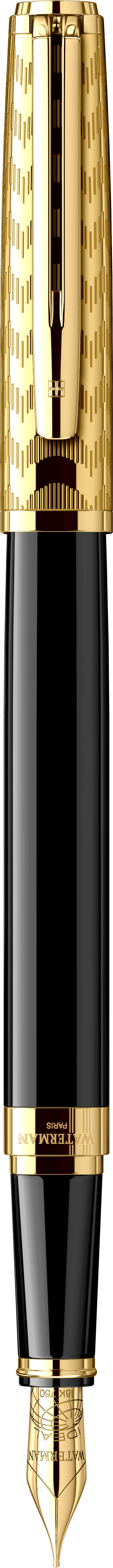 Stilou 18k Nib Exception DeLuxe Opera Black GT