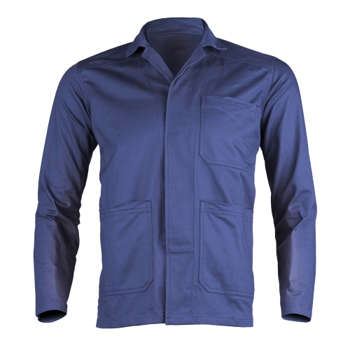 Jacheta Industry albastru Royal tercot 245g M, cu doua buzunare laterale, un buzunar la piept, rezistenta