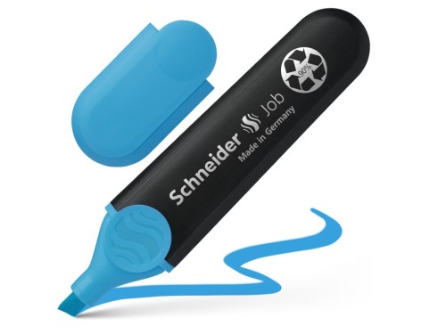 Textmarker Schneider Job albastru
