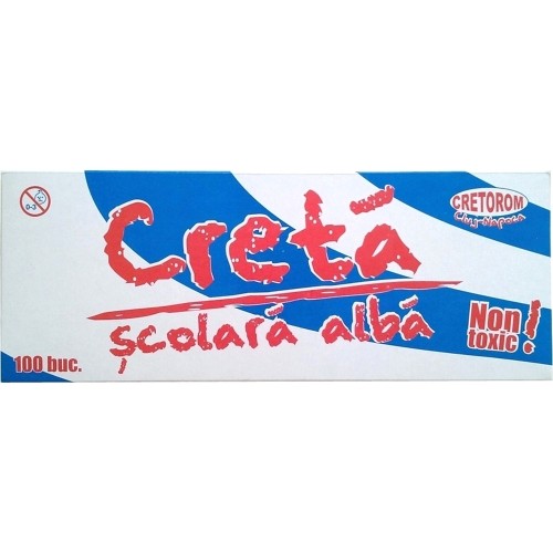 Creta alba, 100 bucati/cutie