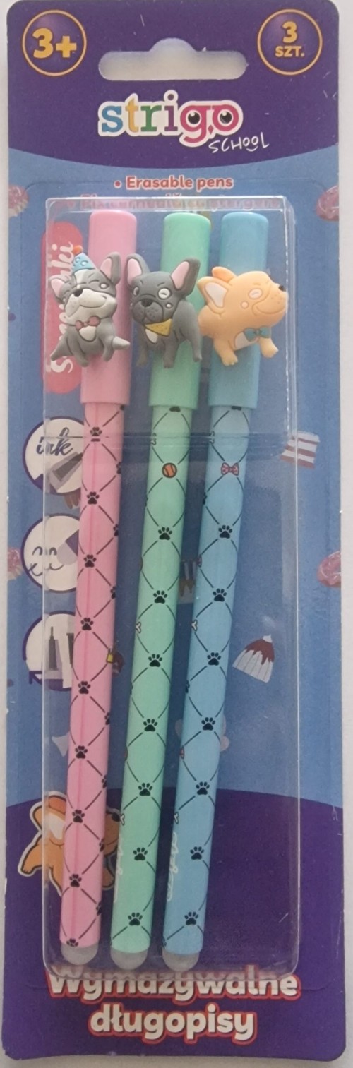 Blister Strigo pix cerneala cu stergere, Cățeluși X3