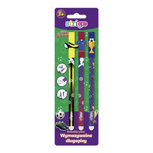 Pix Strigo cerneala cu stergere 3 bucati/blister, Sports