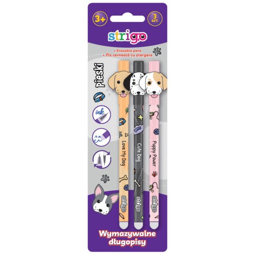Blister Strigo pix cerneala cu stergere, CățeiX3